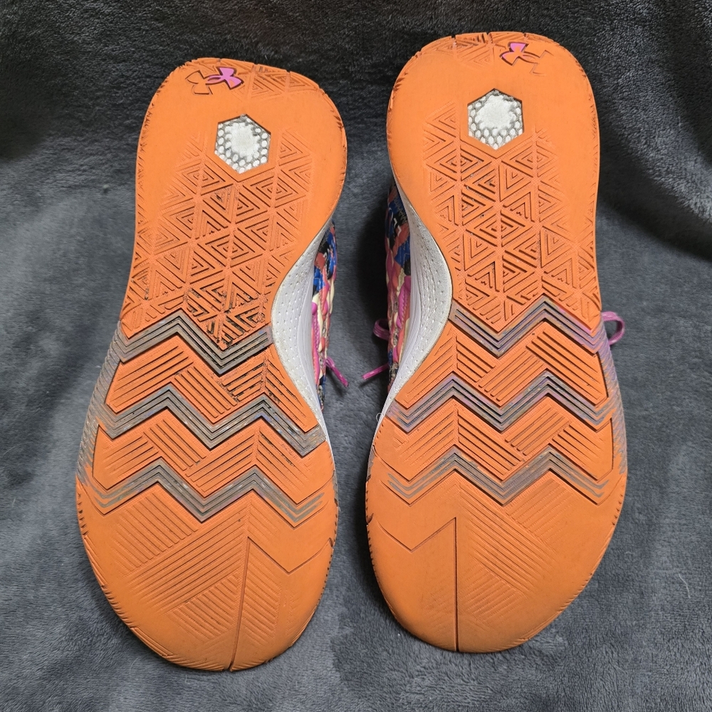 Under Armour HOVR Havoc 5 Clone Glow Basketball Shoe 3026755-600 | Men Size 13 - Picture 6 of 7